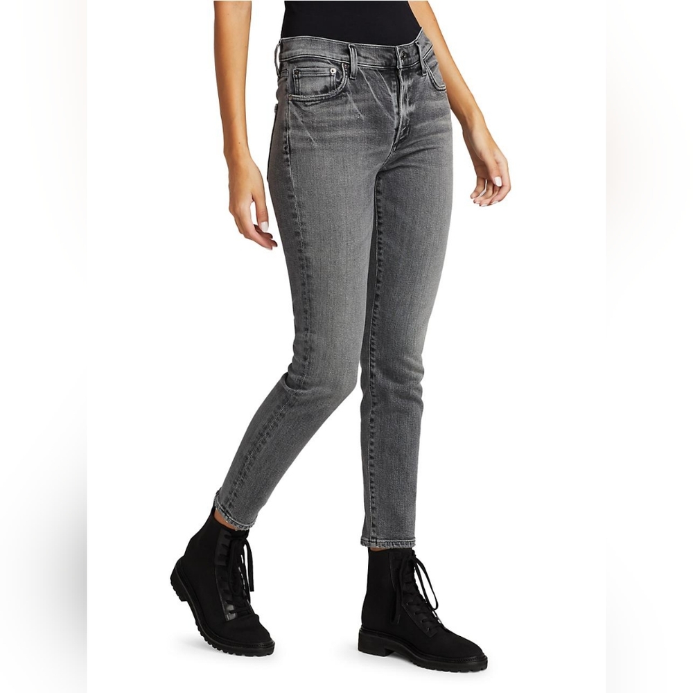 AGOLDE Sophie Mid-Rise Skinny Ankle Jeans In Duet Size 27